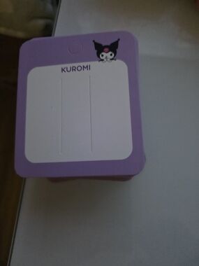 Sanrio Kuromi Purple & white Small Retail Cards (Card Stock) Buy 20 Get 20 Free